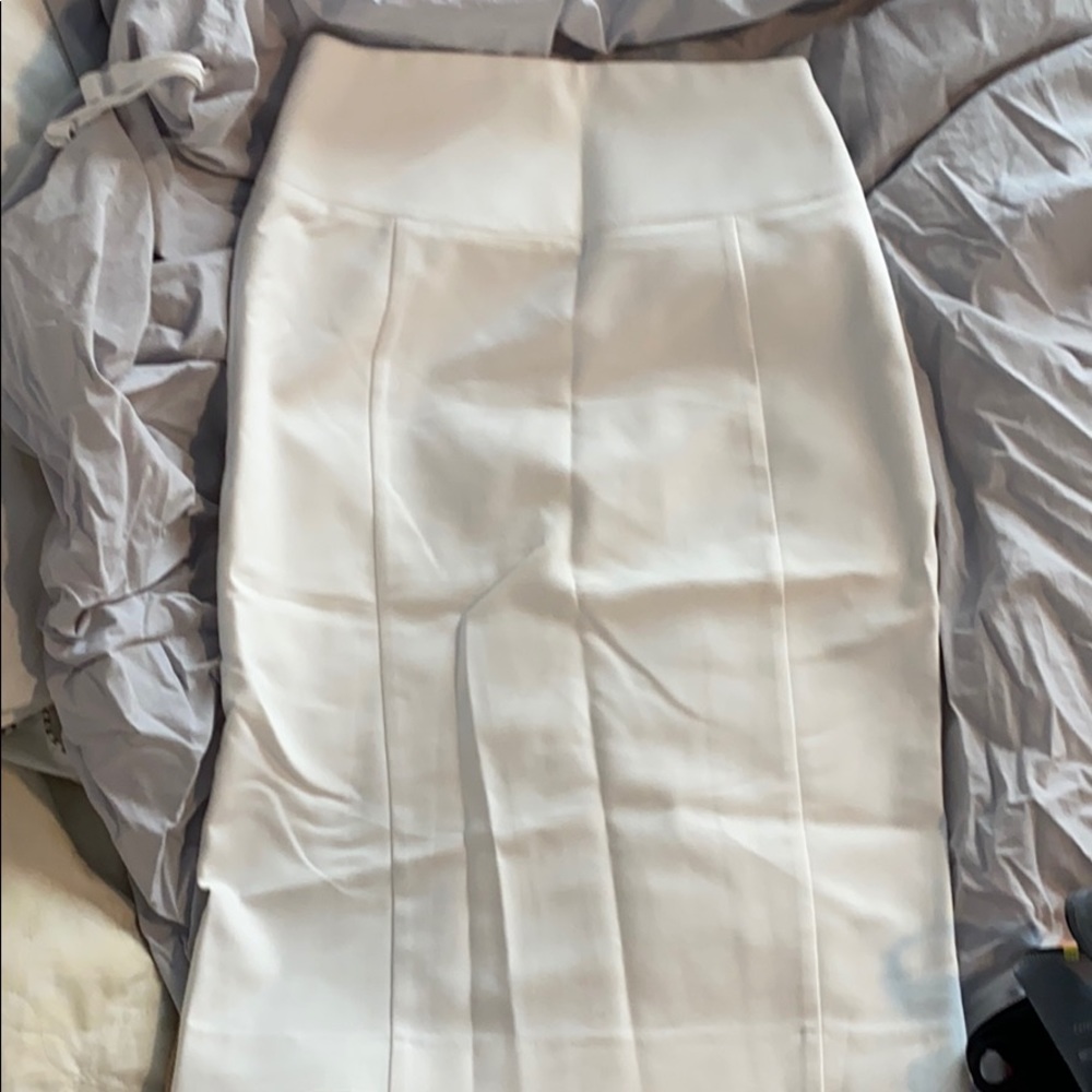 White Pencil Skirt